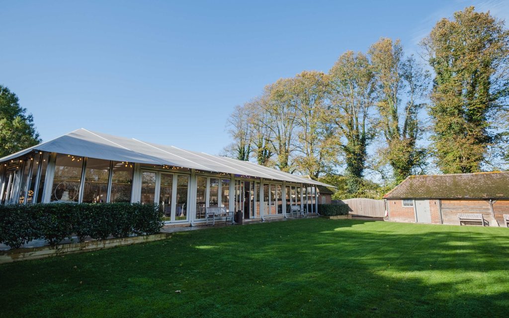 Glasshouse in daylight
